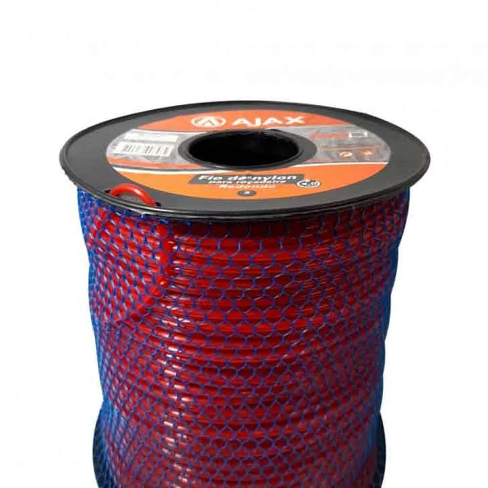 Fio De Nylon Para Roçadeira 3.0mm 2kg Redondo Ajax